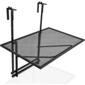 balkontisch klappbar balkonhaengetisch zum einhaengen 605x405 cm 5-fach hoehenverstellbar klapptisch aus metall rechteckiger haengetisch fuer balkon 20 kg tragfaehigkeit schwarz