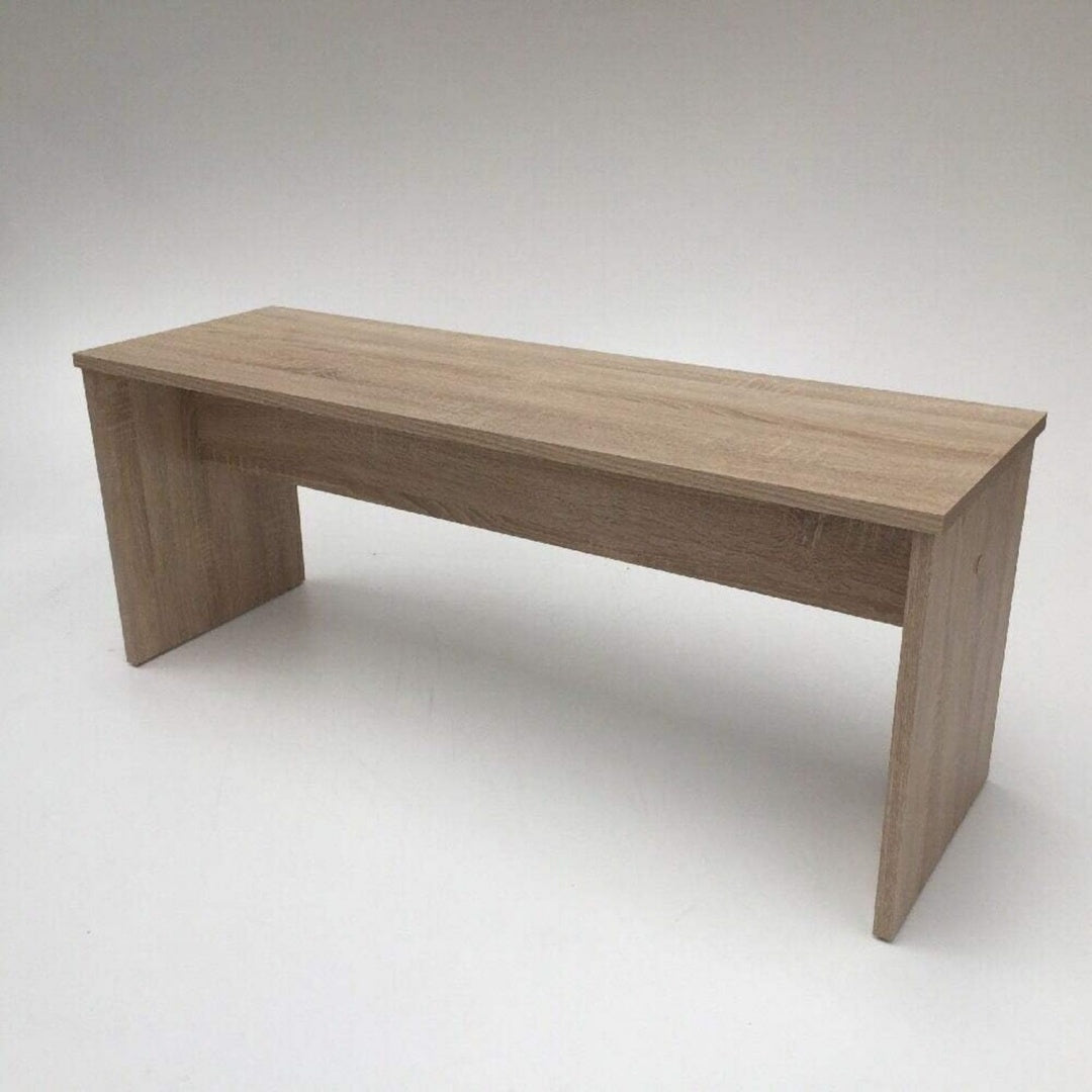 bank sonoma eiche hell saegerau laenge 110 cm tiefe 35 cm hoehe 44 cm belastbarkeit ca 180 kg